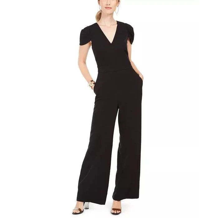 Fresh And Fashionable Vince Camuto Women's Wide Leg Jumpsuit Black Size 10