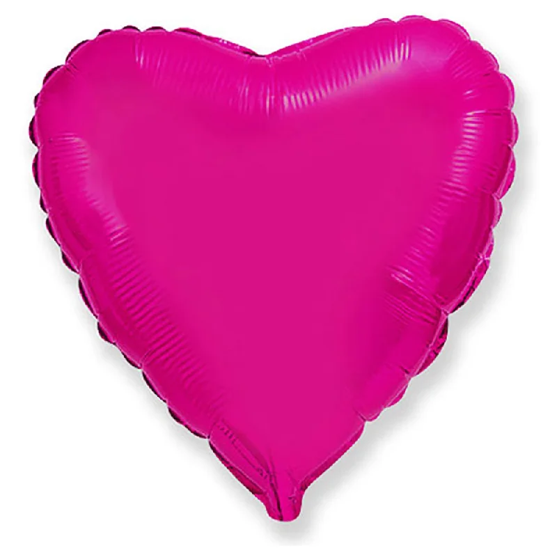 Personalized Wear 32 inch HEART - METALLIC FUCHSIA