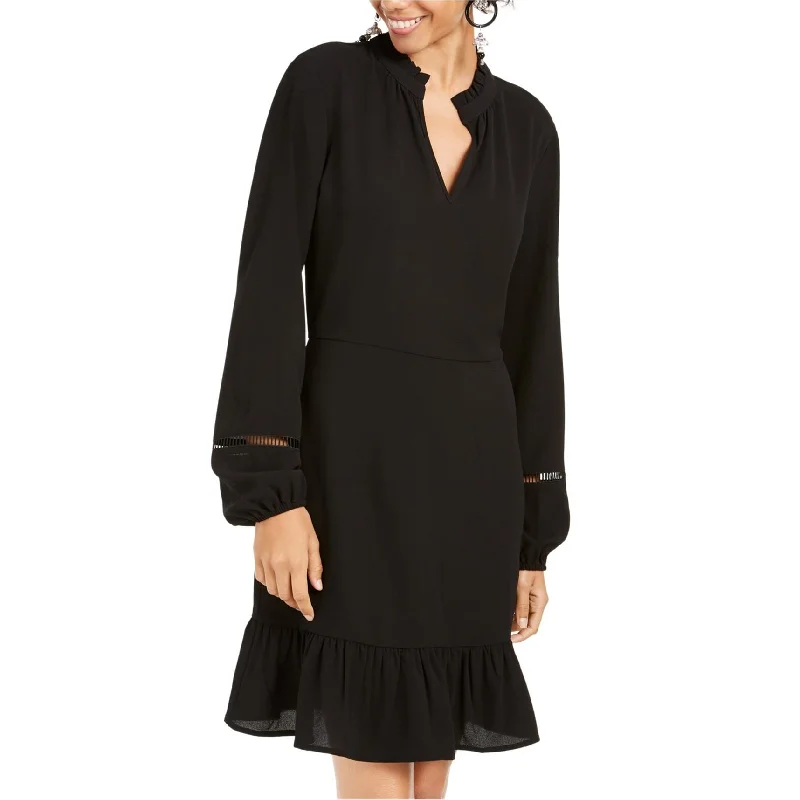 Daily Comfort Be Bop Womens Ruffle Flounce Dress
