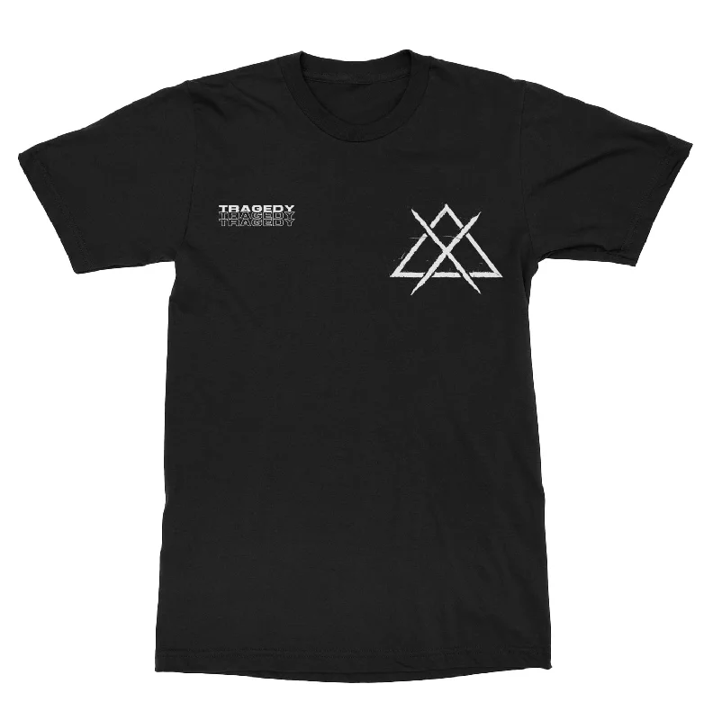 Letter embroidery Nowhere Left "Tragedy 01" T-Shirt
