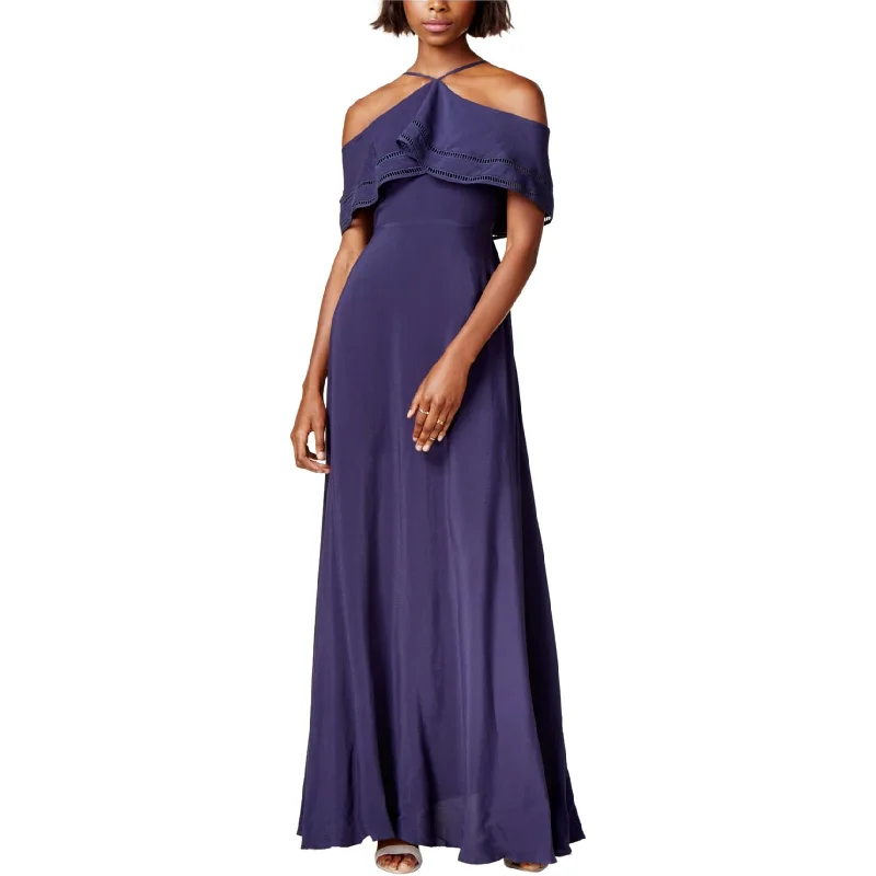American Style Mare Mare Womens Cold-Shoulder Gown Dress