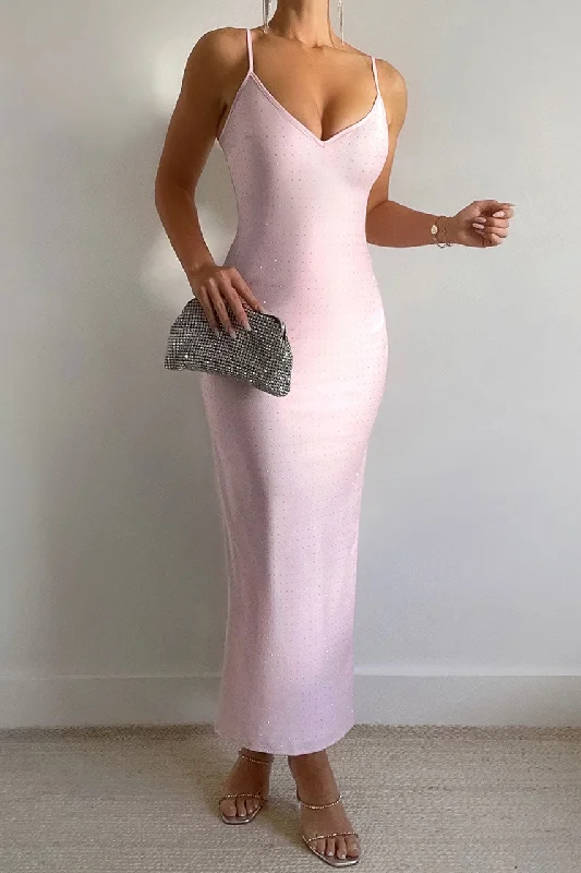 Exquisite Embroidery KALINA MIDI DRESS - MUSK
