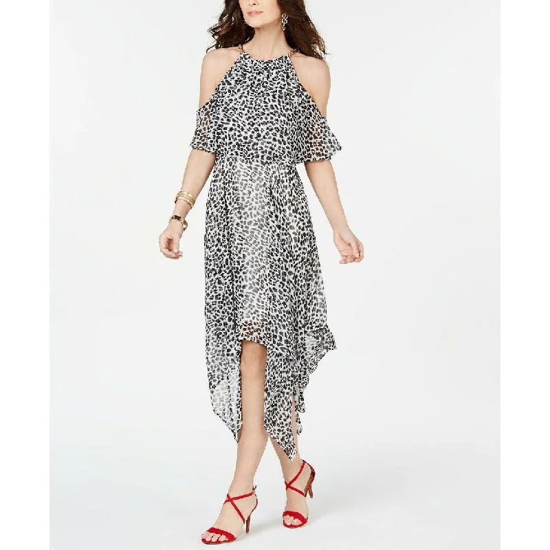 High-end Wear Thalia Sodi Women's Chain-Neck Off-The-Shoulder Maxi Dress Size Extra Large - White - X-Large High-end Wear Thalia Sodi Women's Chain-Neck Off-The-Shoulder Maxi Dress Size Extra Large - White - X-Large
