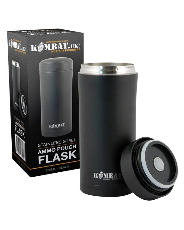 European Plan Ammo Pouch Flask Black