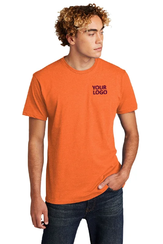 Street Sports Shoes Next Level Unisex CVC Customized T-Shirts, Orange