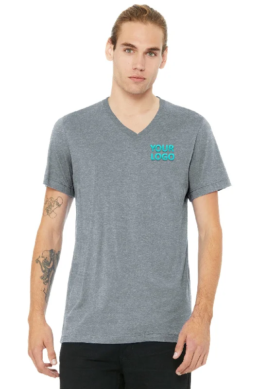 Versatile Style Bella Canvas Unisex Heather  V-Neck, Athletic Heather