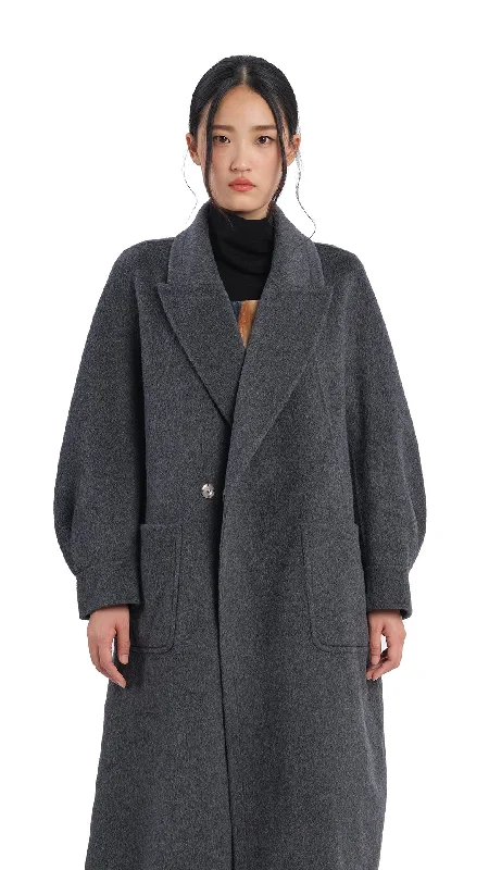 Fashionable Prints Double Face Coat