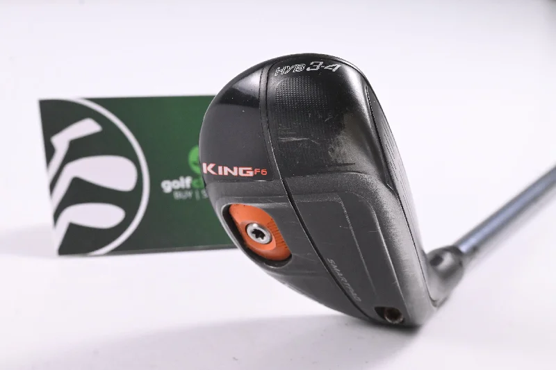 Personalized Outfit Cobra King F6 #3-4 Hybrid / 19-22 Degree / Stiff Flex Matrix Red Tie HQ4 74 Shaft Personalized Outfit Cobra King F6 #3-4 Hybrid / 19-22 Degree / Stiff Flex Matrix Red Tie HQ4 74 Shaft