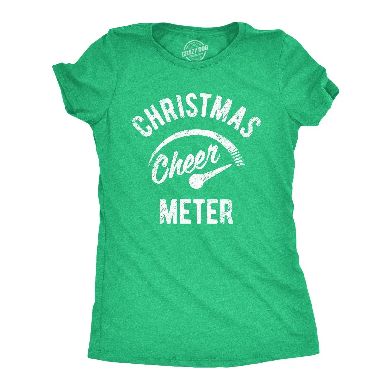 Cool Summer Christmas Cheer Meter Women's T Shirt