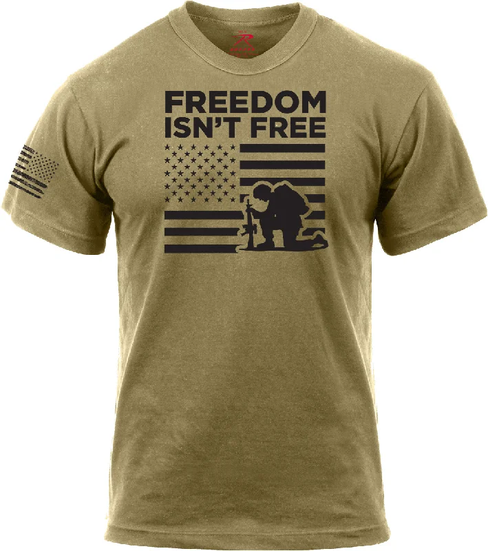 Fashionable Inner Wear Coyote Brown - "Freedom Isn't Free" T-Shirt