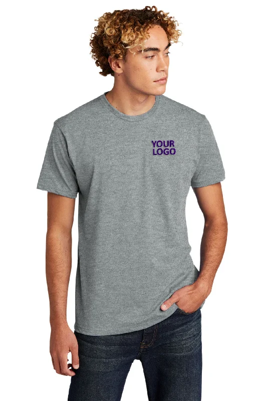 Sports litigation style Next Level Unisex CVC Customized T-Shirts, Dark Heather Gray