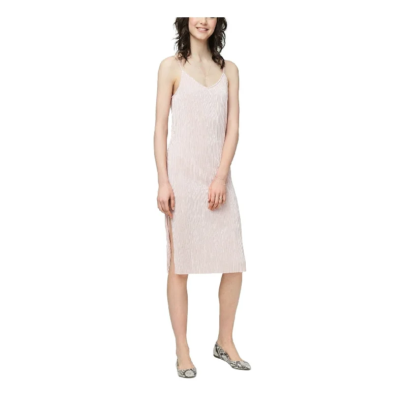 High Street Design Aeropostale Womens Crinkle A-line Dress, Pink, X-Small