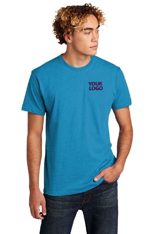 Classic style Next Level Unisex CVC Customized T-Shirts, Turquoiseuoise