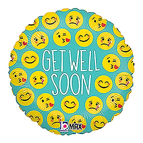 Street Style 18 inch EMOJI GET WELL