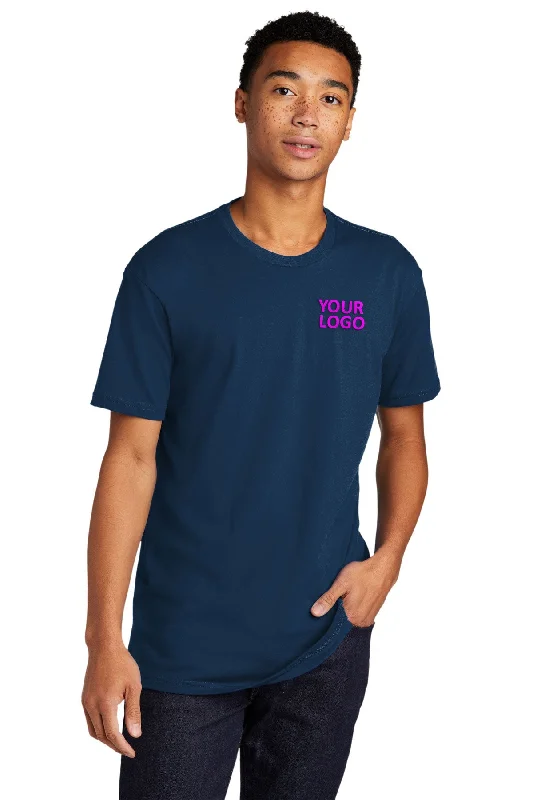 Celebrity Style Next Level Unisex Cotton Custom Tee's, Cool Blue