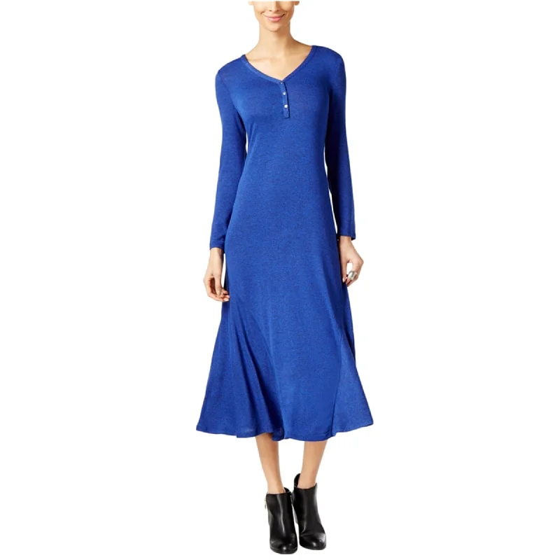 Warm And Comfortable G.H. Bass & Co. Womens Marled Maxi Dress