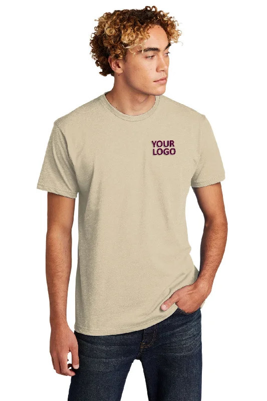 Boutique display Next Level Unisex CVC Customized T-Shirts, Cream