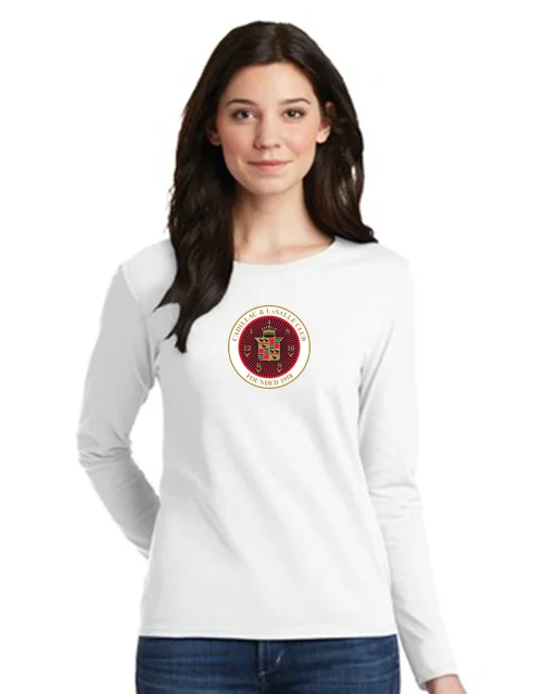 Street Cool CLC Cadillac & LaSalle Club Ladies' 5.3 oz. Gildan Heavy Cotton Missy Fit Long-Sleeve T-Shirt