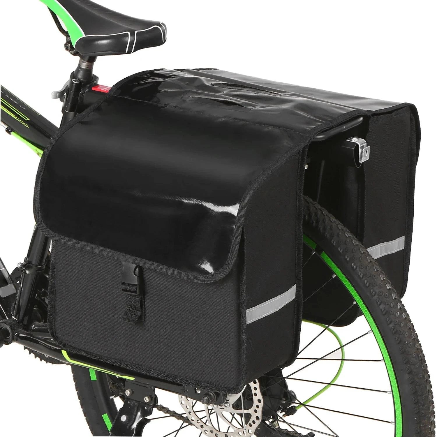 Dessert Matching 28L Water Resistant Bicycle Rear Seat Carrier Bag Rack Trunk Bags Bike Commuter Bag Pannier For Outdoor Cycling Dessert Matching 28L Water Resistant Bicycle Rear Seat Carrier Bag Rack Trunk Bags Bike Commuter Bag Pannier For Outdoor Cycling