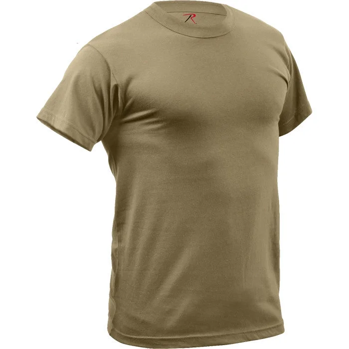 Celebrity Style Coyote Brown AR 670-1 Mil-Spec 100% Polyester Quick Drying T-Shirt