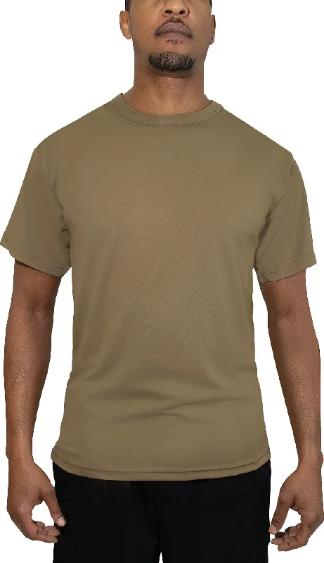 Elegant Tailoring Brown - Quick Dry Moisture Wicking T-Shirt