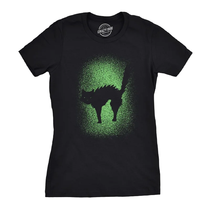 Warm Atmosphere Glowing Cat Women's T Shirt