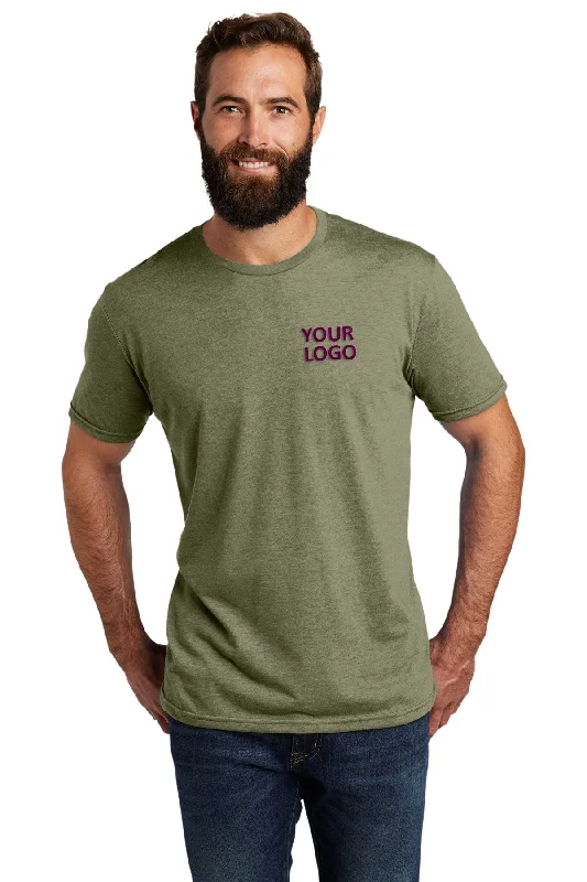 Retro Woolen Jacket Allmade Unisex Tri-Blend Customized Tee, Olive You Green