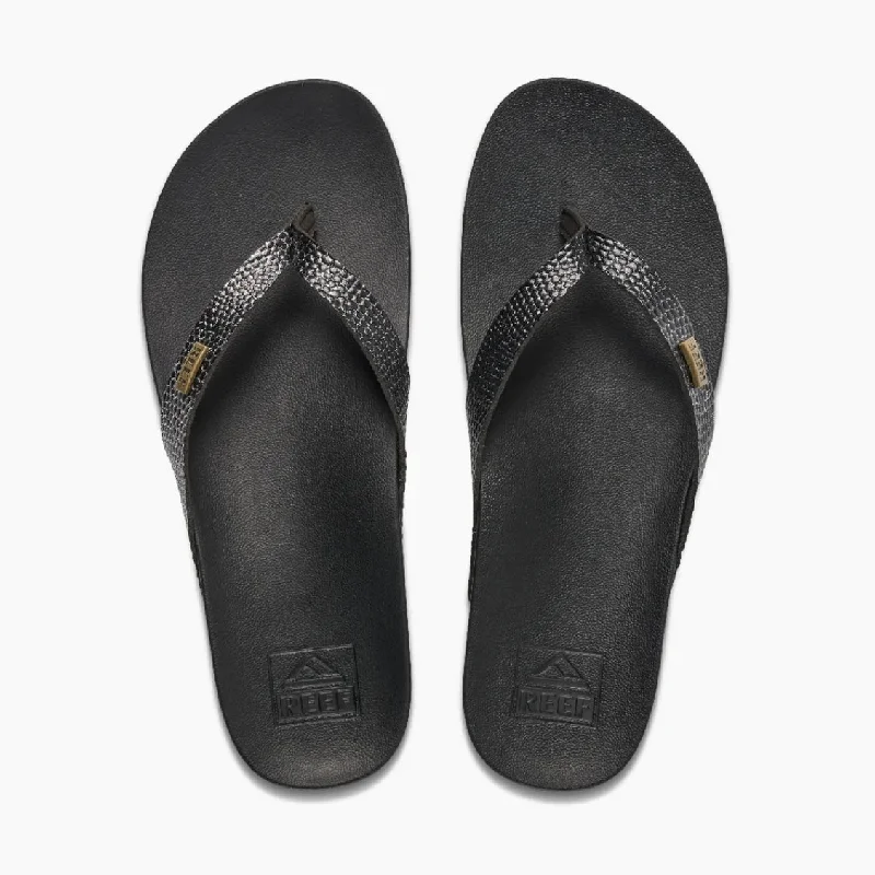 Fashionable In The Times REEF Women's Cushion Court- Black