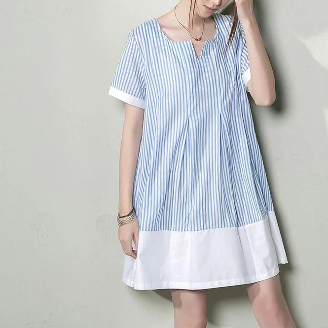Cozy Dress Baby blue plus size sundress natural linen clothing oversize summer shirt dresses Cozy Dress Baby blue plus size sundress natural linen clothing oversize summer shirt dresses