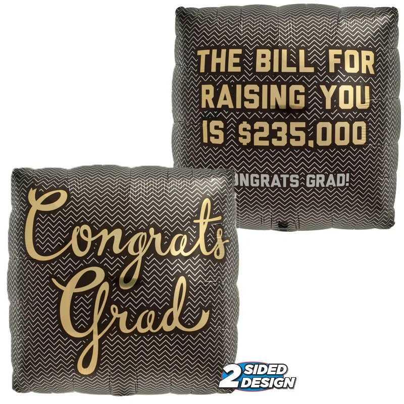 Sweet breath 18 inch CONGRATS GRAD BILL