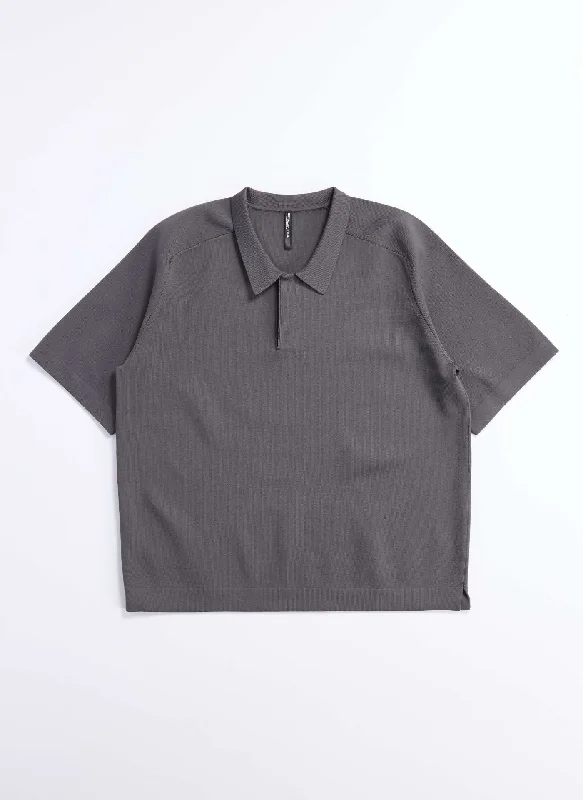Exquisite Design Polyester Business Knit Polo