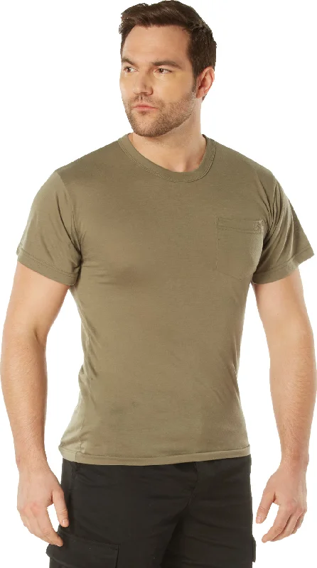 High-end Wear Coyote Brown Moisture Wicking Pocket T-Shirt
