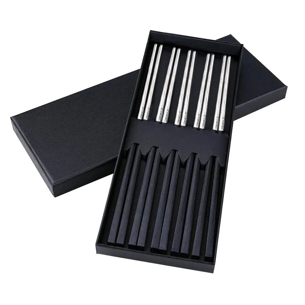 Design Trend Titanium Chopsticks with Carbon Fiber One Pair
