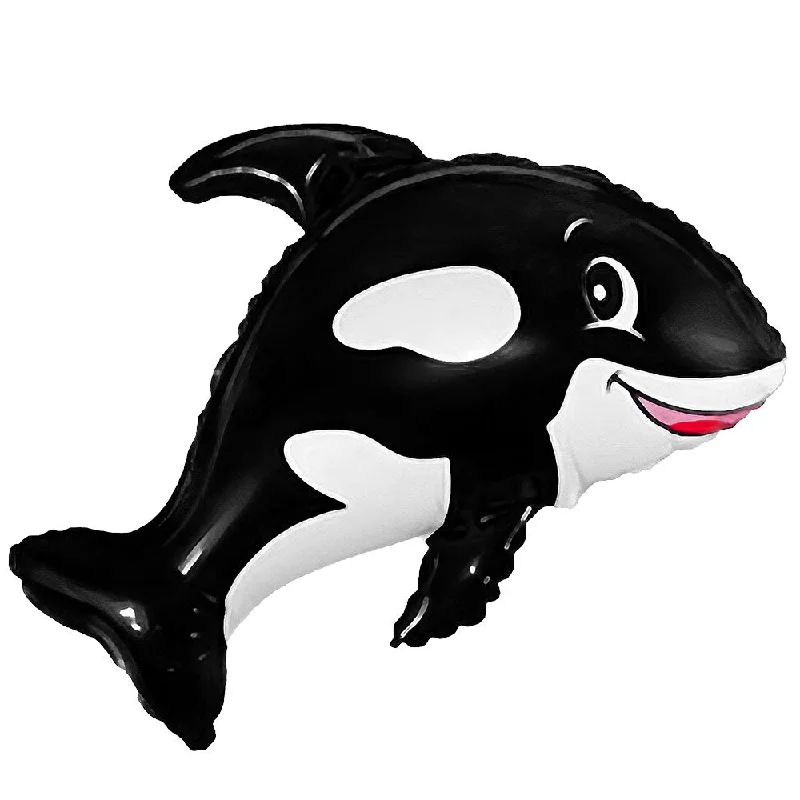 Personalized Clothing 35 inch FRIENDLY WHALE - BLACK