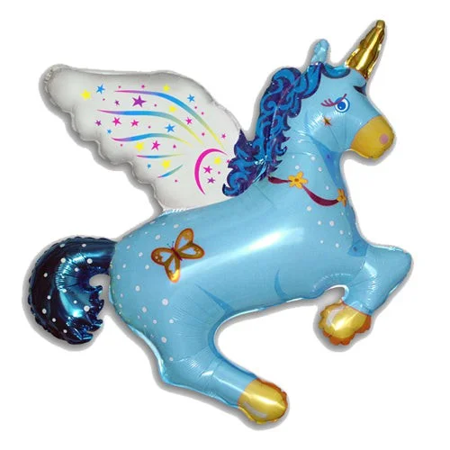 Editorial Design 44 inch MAGIC UNICORN - BLUE