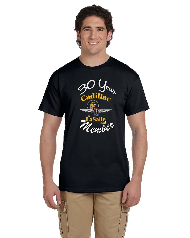 Summer Selection CLC Cadillac LaSalle CLUB MEMBER 30 YEAR ANNIVERSARY T-SHIRT (alternate design)