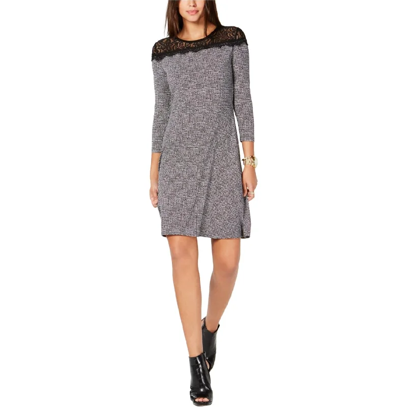 Noble And Elegant Michael Kors Womens Tweed Mini Dress, Multicoloured, X-Large