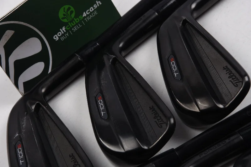End Of The Year Titleist T100.S Ltd Edition Black Irons / 4-PW / Stiff Flex Project X LZ Shafts
