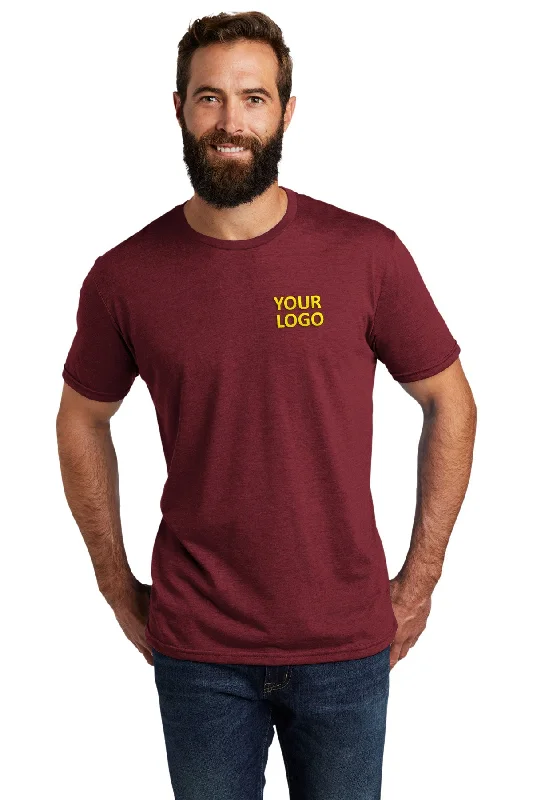Retro Style Allmade Unisex Tri-Blend Custom Tee, Vino Red