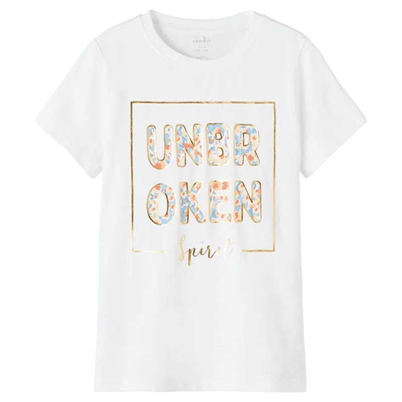 Sports And Leisure Name it Bright White Fisilk T-Shirt