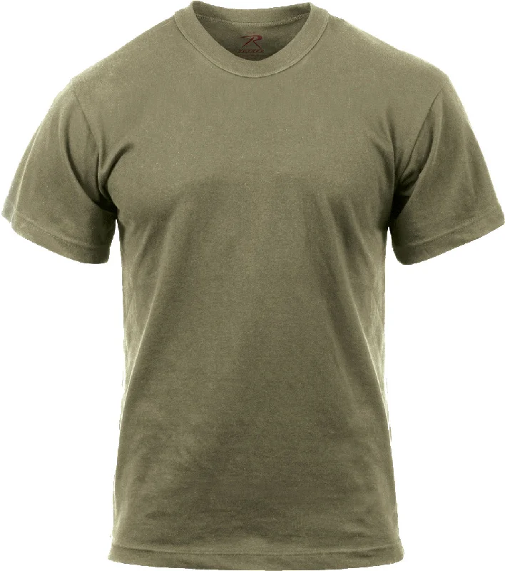Modernism Coyote Brown Solid Color 100% Cotton T-Shirt