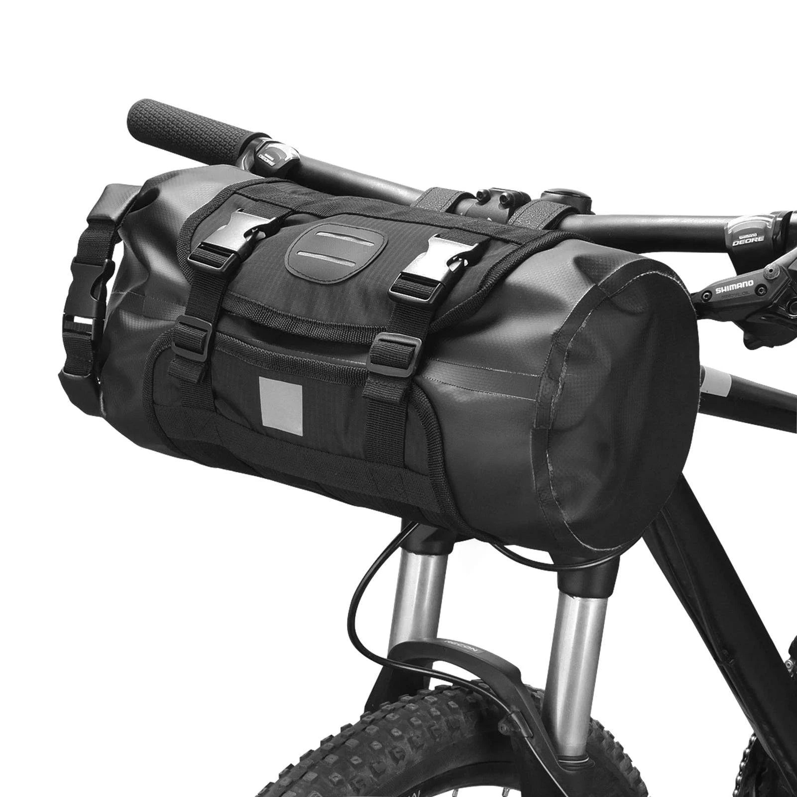 Classic Series Waterproof Bike Handlebar Bag Front Bicycle Dry Pack Large Capacity Cycling Front Storage Bag for Road Bike MTB Mountain Bike