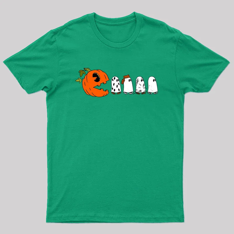 Retro Design The Great Pump-Kin Hallowen Nerd T-Shirt