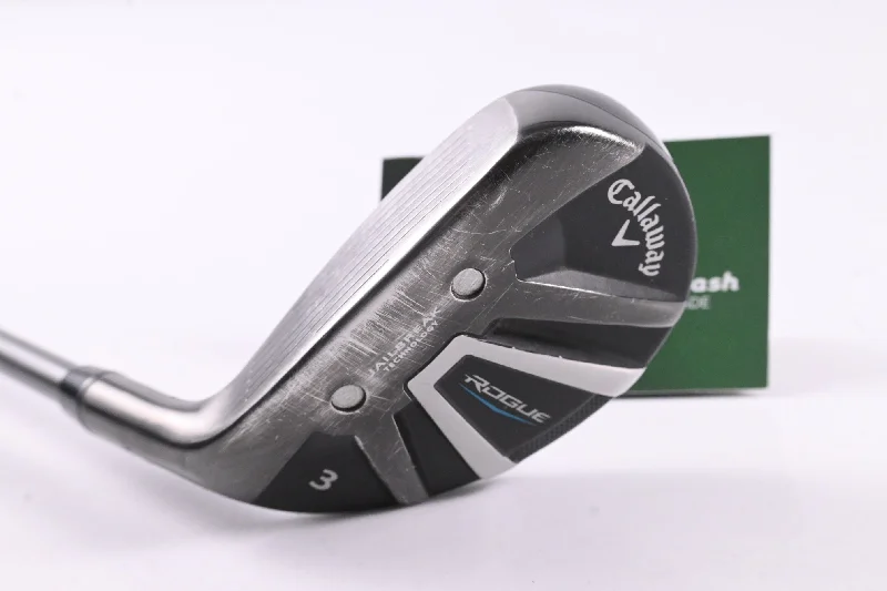 Personalized Wear Left Hand Callaway Rogue #3 Hybrid / 19 Degree / Stiff Flex Aldila Synergy 60