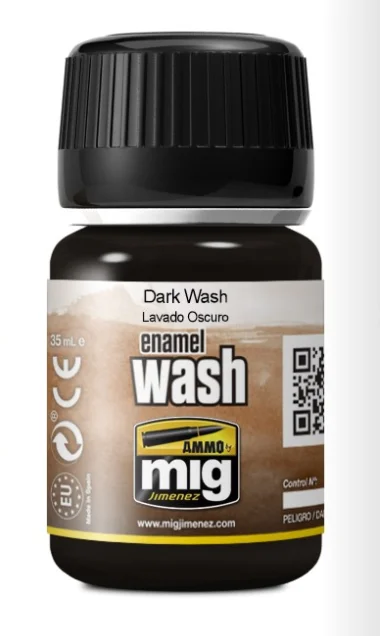Round neck design Ammo By Mig Enamel Wash