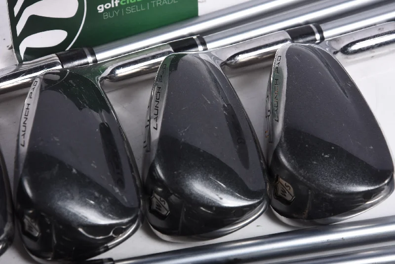 Design sense Wilson Launch Pad Irons / 4-PW+SW / Regular Flex Aldila Rogue 75 Shafts