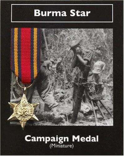 Cute Style Replica Burma Star Campaign Medal