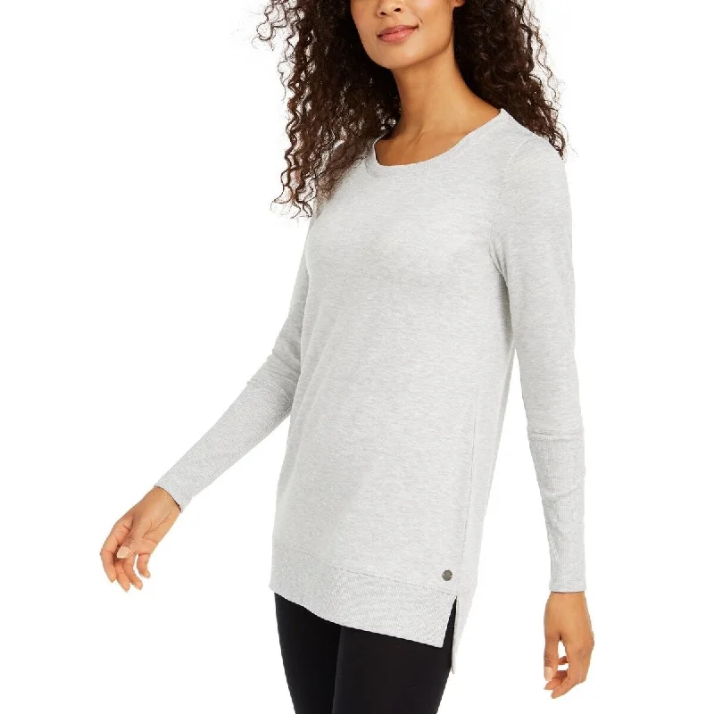 Romantic Temperament Ideology Women's Long Sleeve Tunic Grey Size Extra Large - X-Large