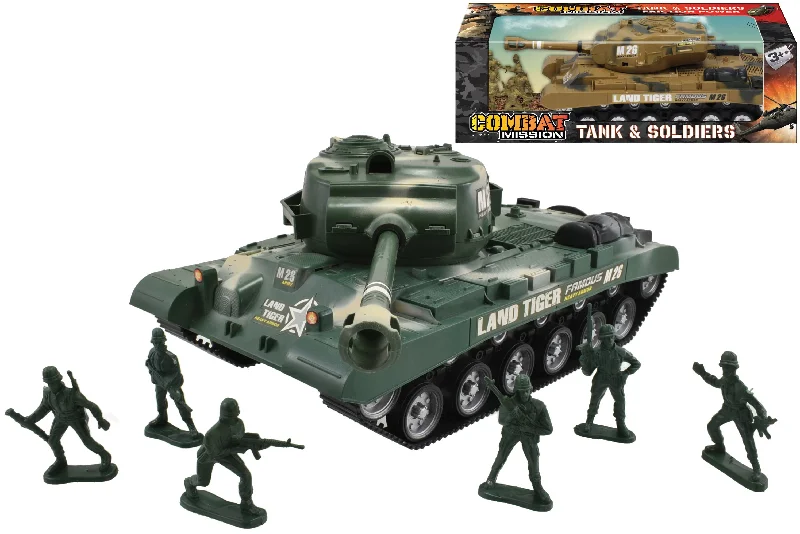 Playful Style Combat Mission: Tank and Soldier Set