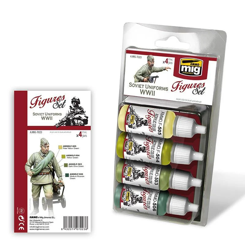 Sports Jumpsuit Ammo by MIG Soviet Uniforms WW2 Paint set
